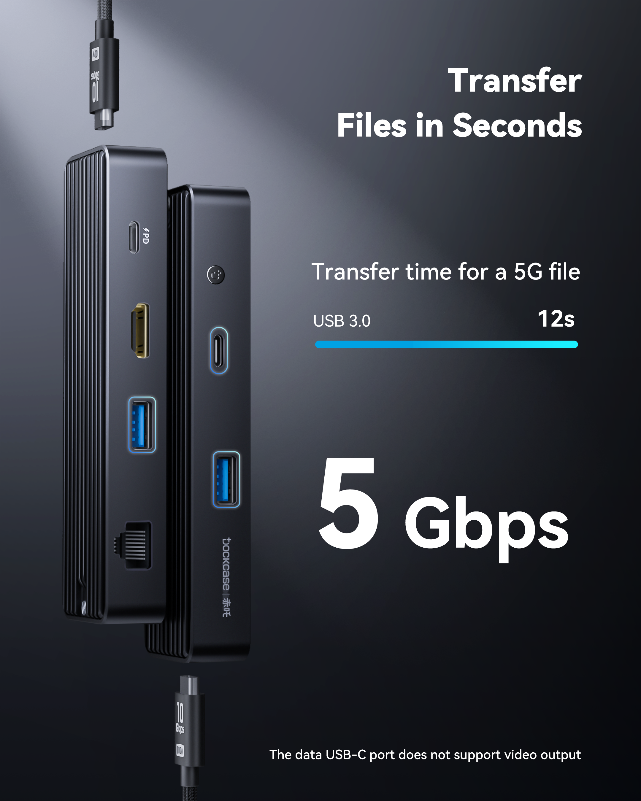 Dockcase Smart 6-in-1 USB-C Hub (Explorer Edition)