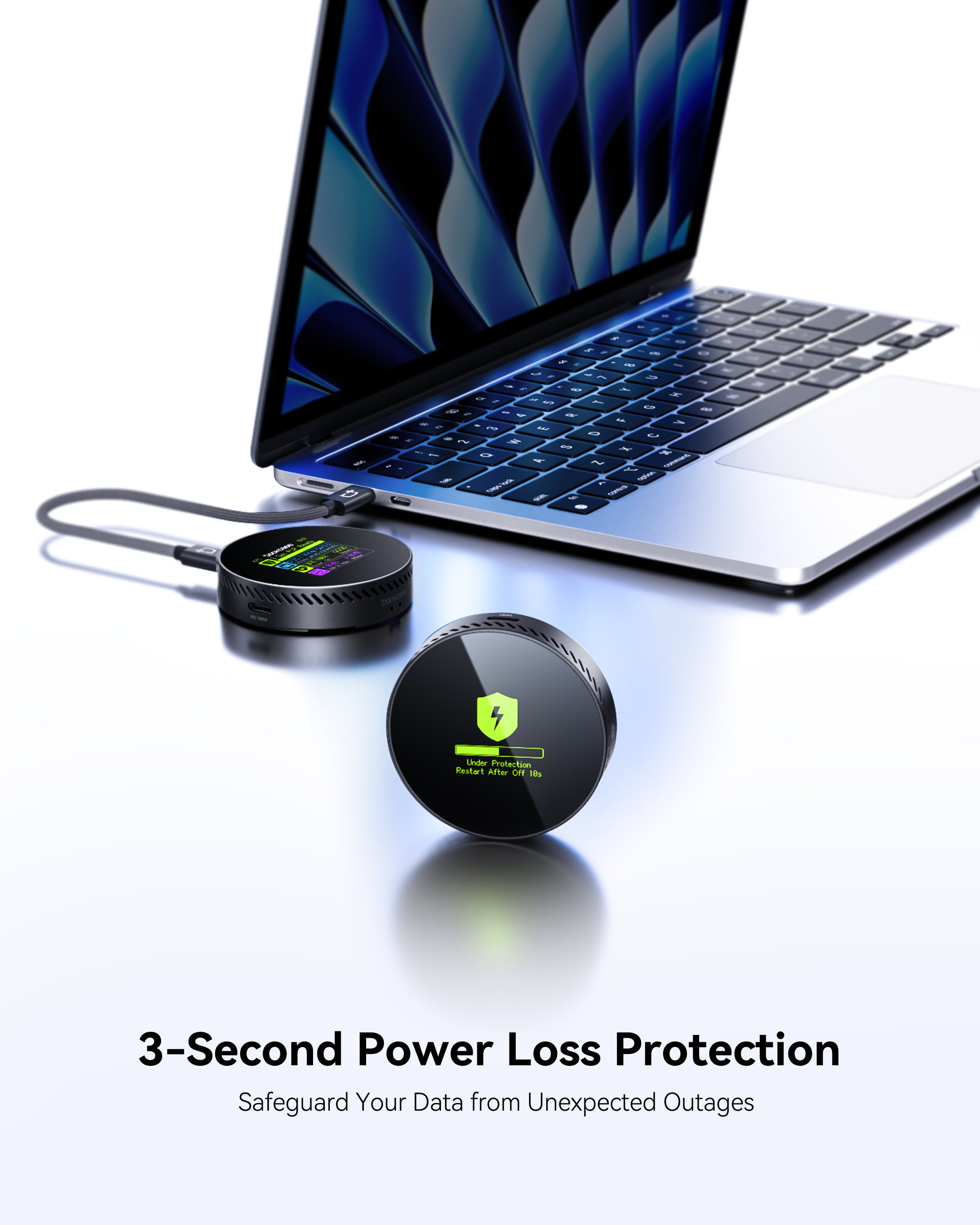 Dockcase Smart Magsafe M.2 NVMe SSD Enclosure - 100W PD