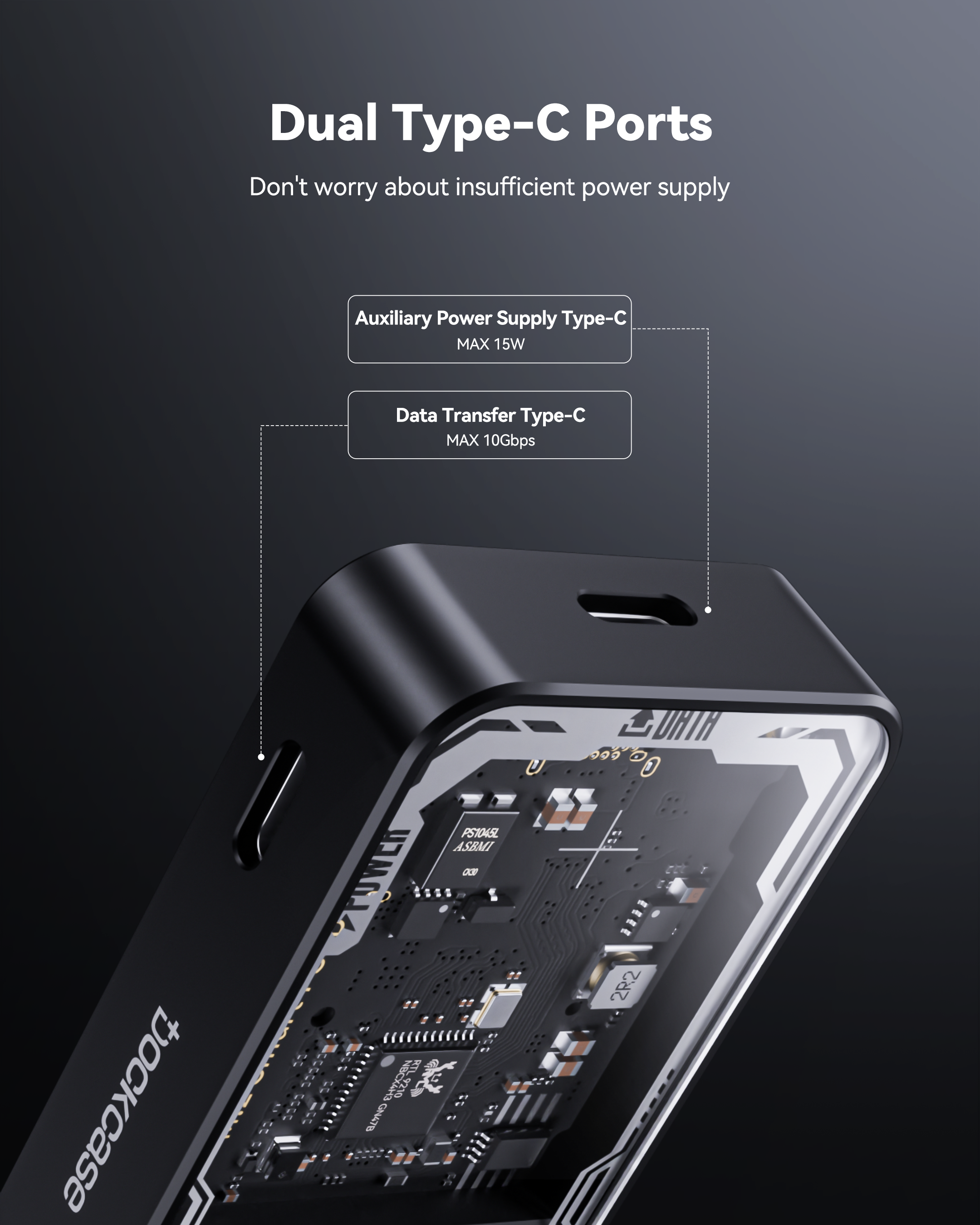 Dockcase Smart M.2 NVMe SSD Enclosure (Explorer Edition)