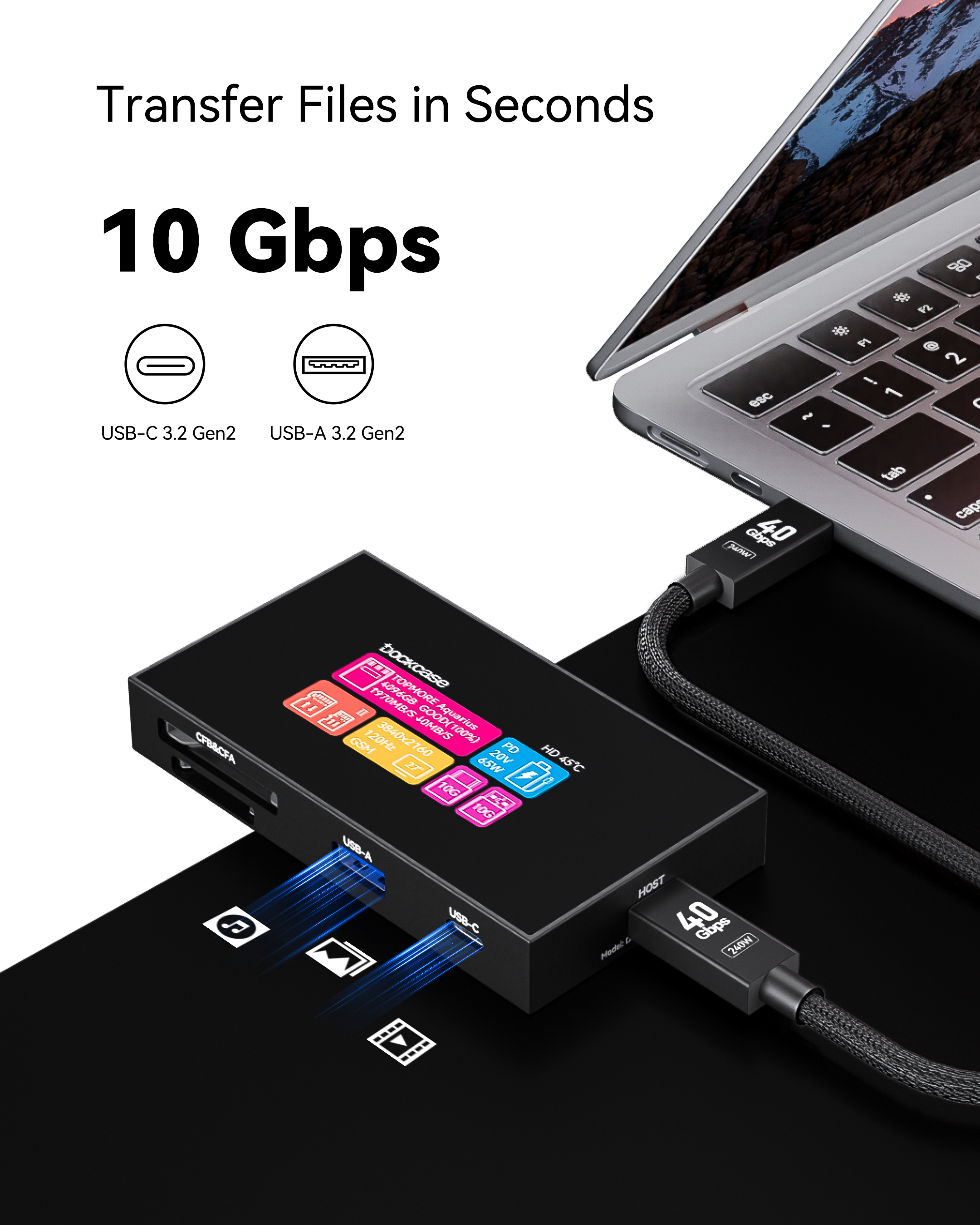 Dockcase Studio Smart 8-in-1 USB-C Hub