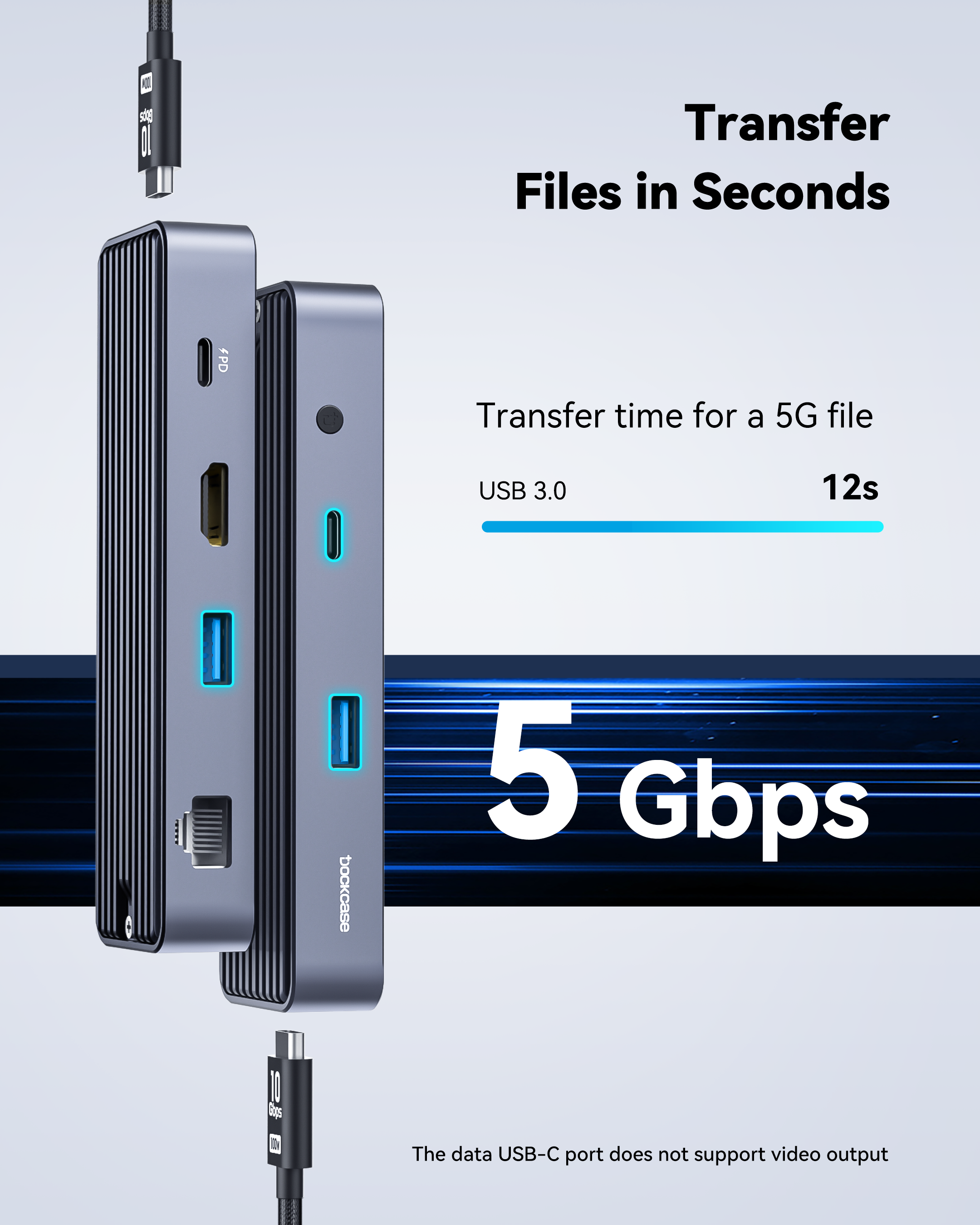 Dockcase Smart 6-in-1 USB-C Hub