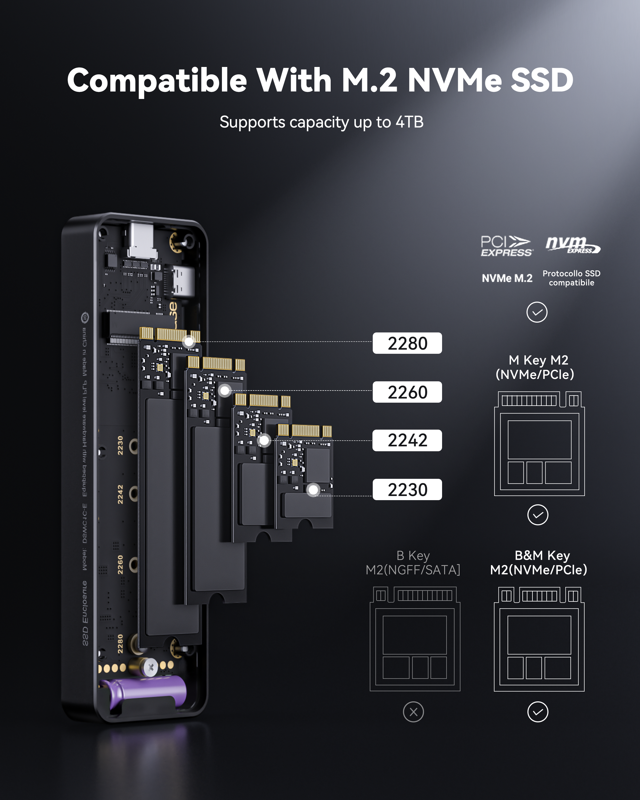 Dockcase Smart M.2 NVMe SSD Enclosure (Explorer Edition)