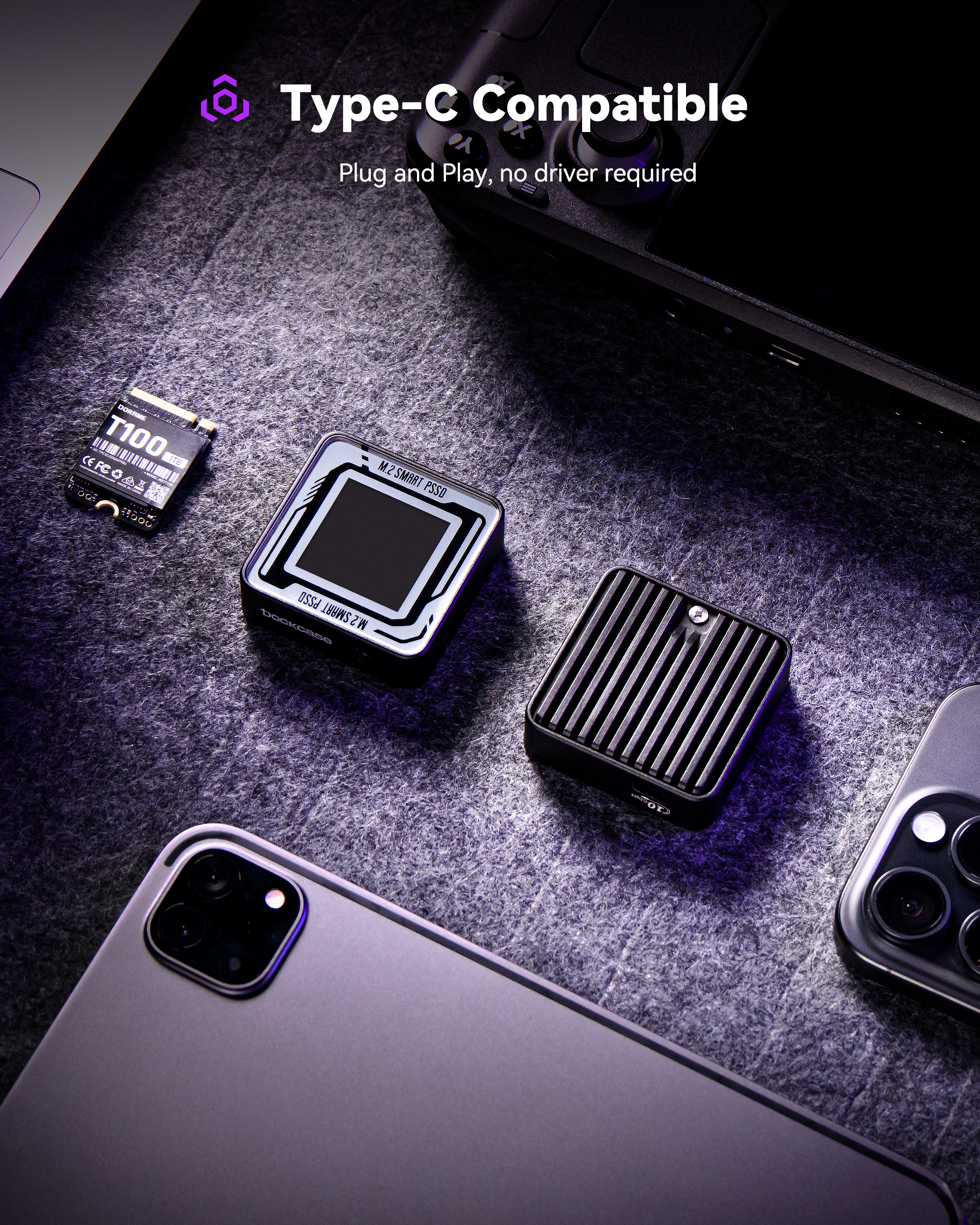 Dockcase 1TB Pocket Portable SSD