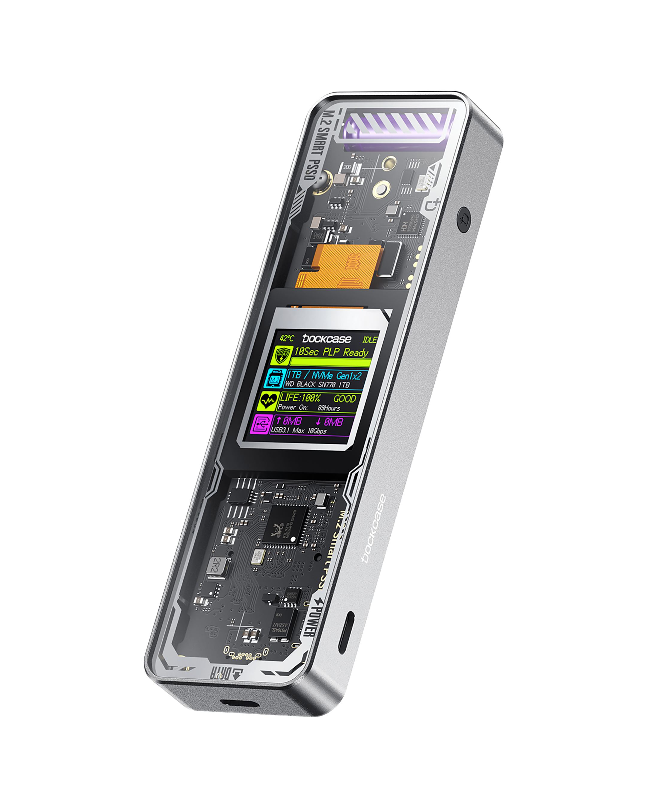 Dockcase Smart M.2 NVMe SSD Enclosure (Explorer Edition)