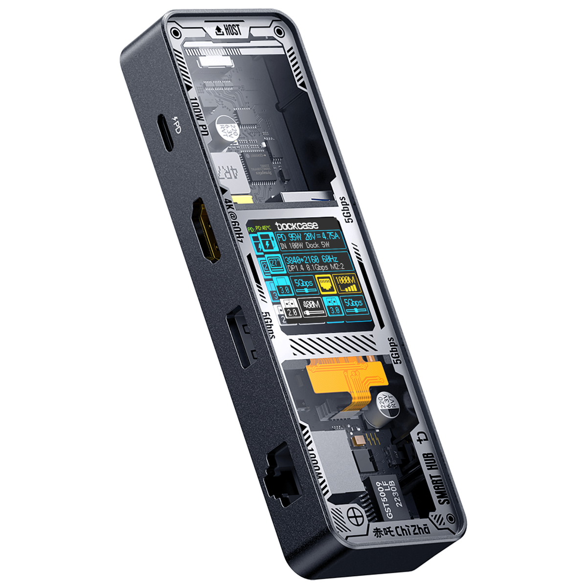 Dockcase Smart 6-in-1 USB-C Hub (Explorer Edition)