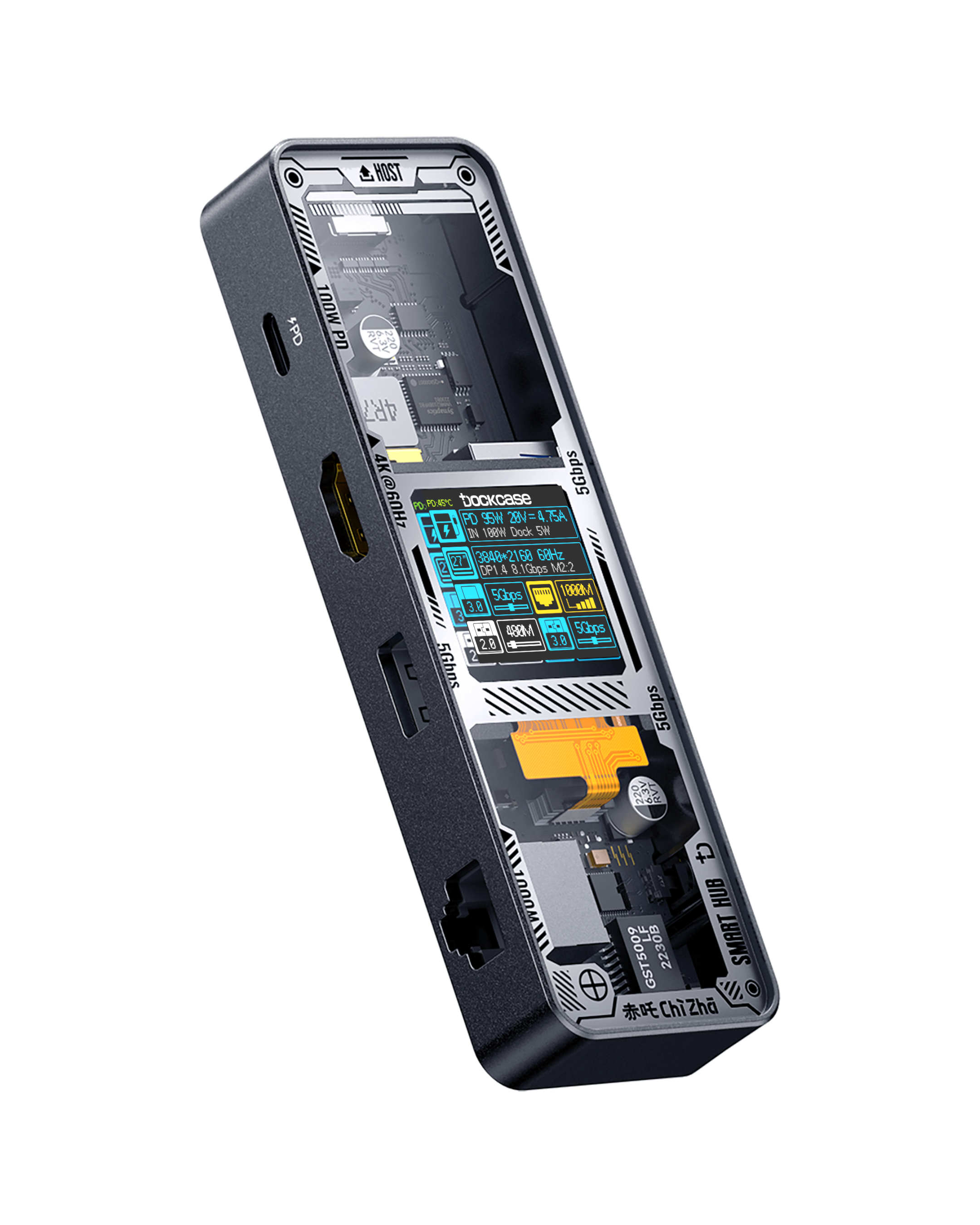 Dockcase Smart 6-in-1 USB-C Hub (Explorer Edition)