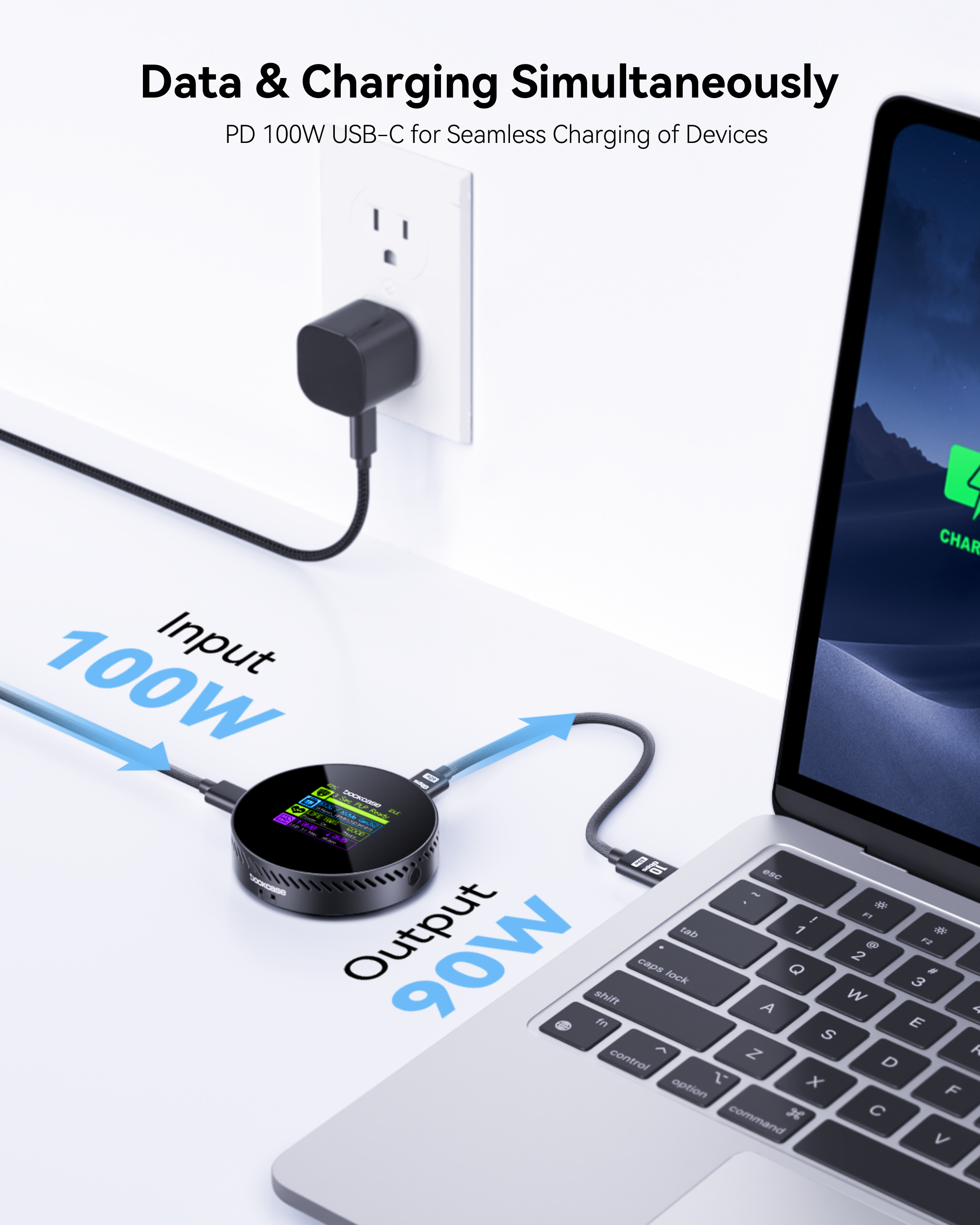 Dockcase Smart Magsafe M.2 NVMe SSD Enclosure - 100W PD