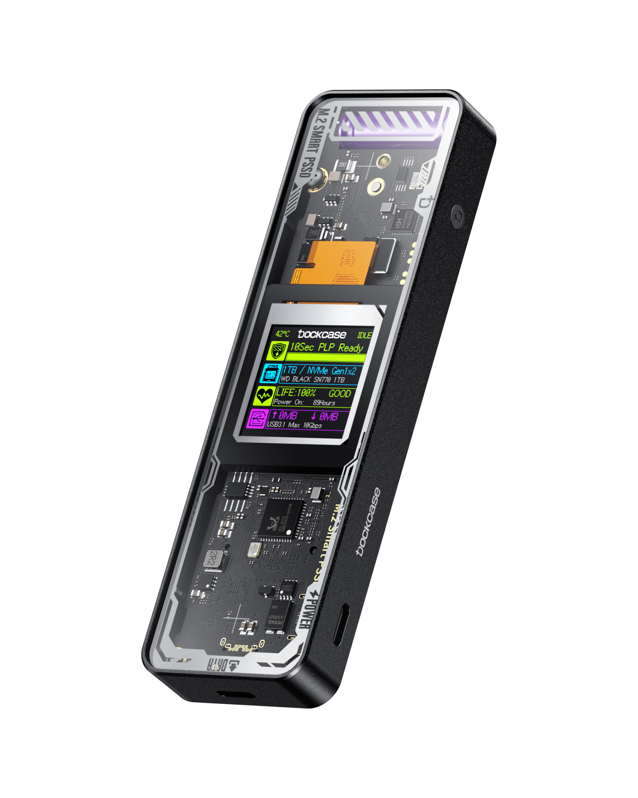 Dockcase Smart M.2 NVMe SSD Enclosure (Explorer Edition)