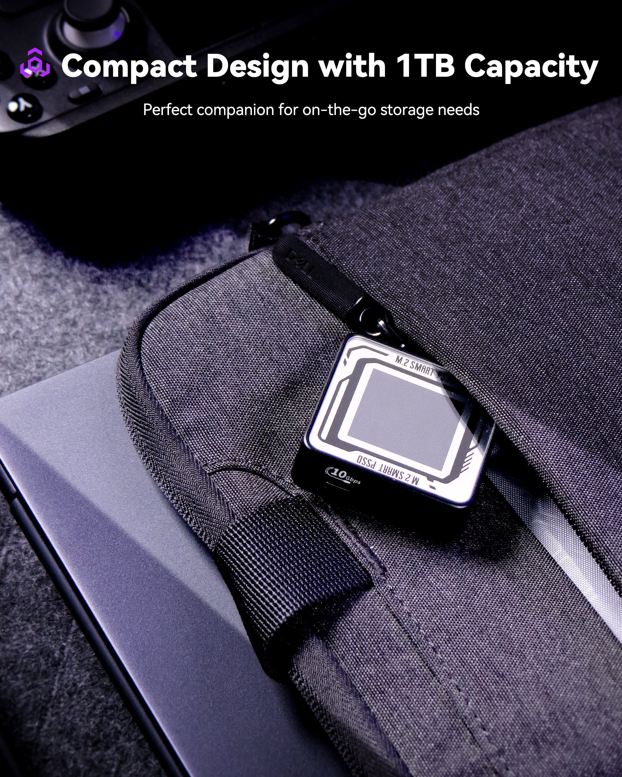 Dockcase 1TB Pocket Portable SSD