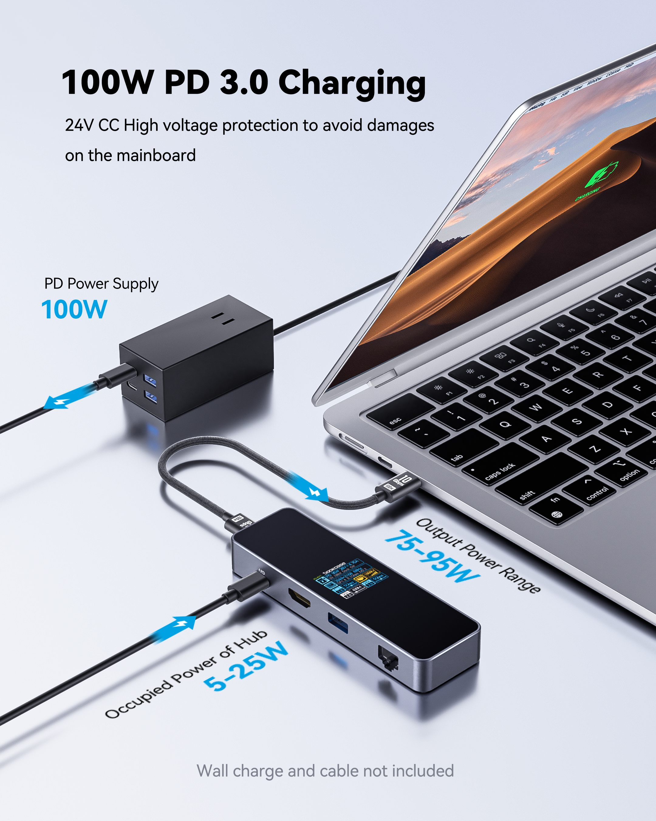 Dockcase Smart 6-in-1 USB-C Hub