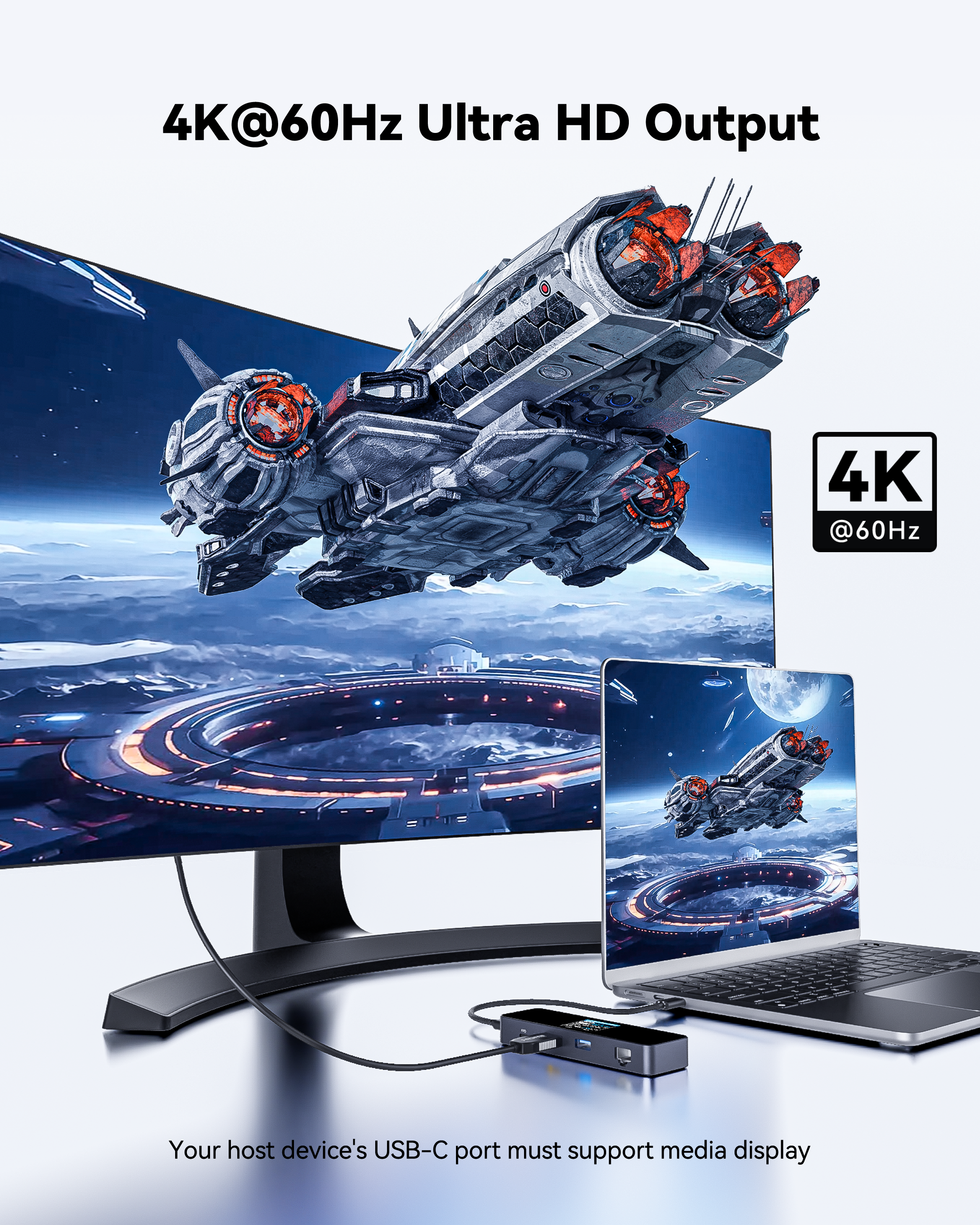 Dockcase Smart 6-in-1 USB-C Hub