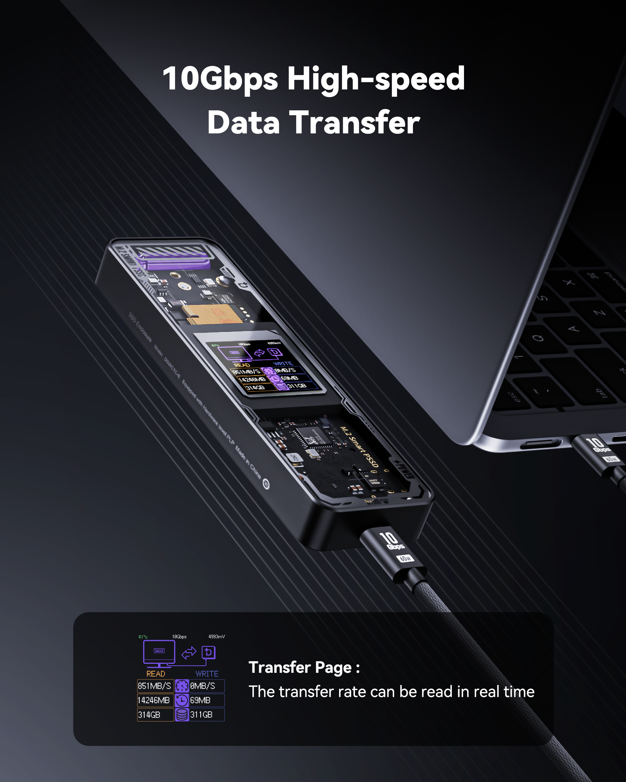 Dockcase Smart M.2 NVMe SSD Enclosure (Explorer Edition)