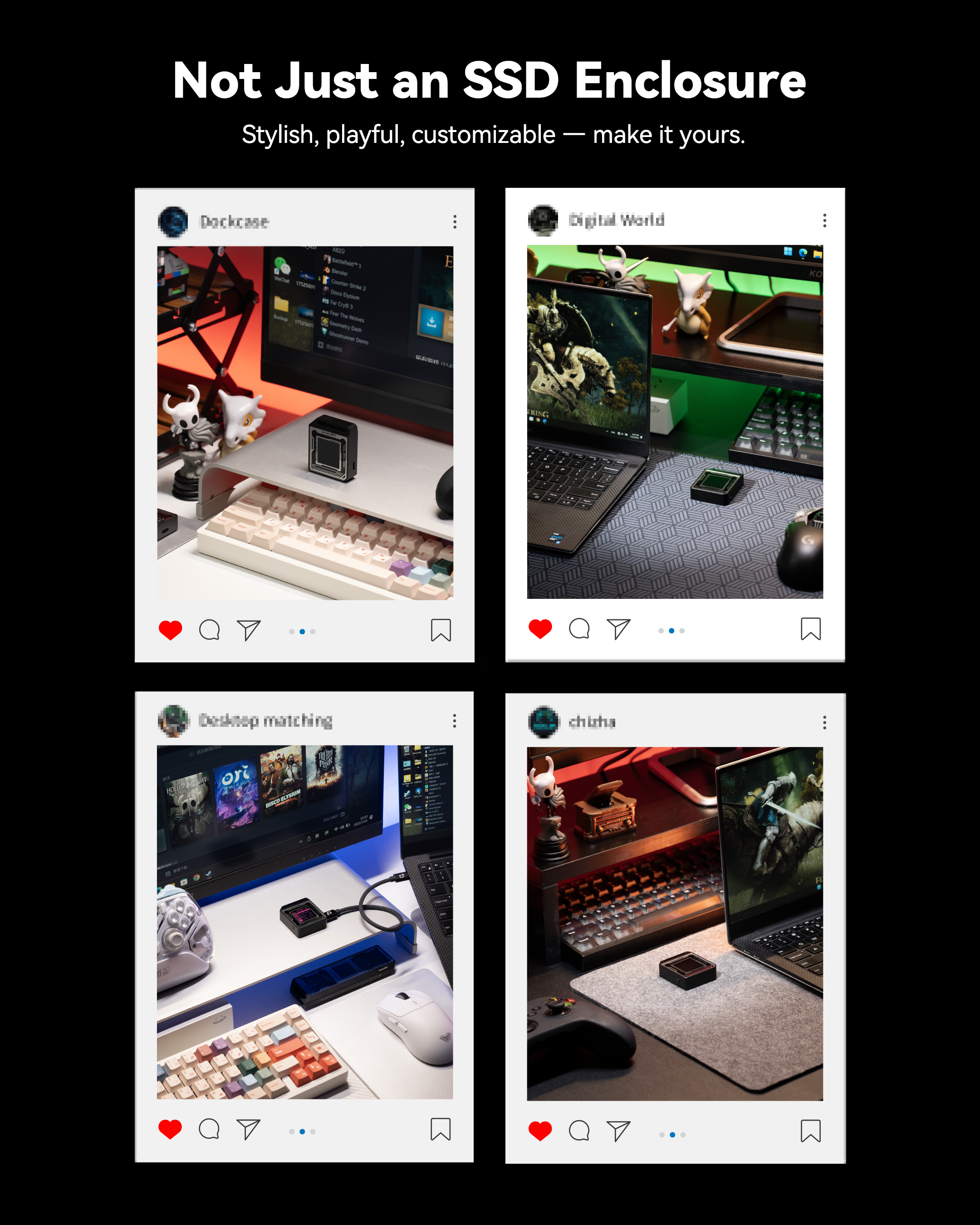 Dockcase Chizha Pocket Smart 2230 M.2 NVMe SSD Enclosure