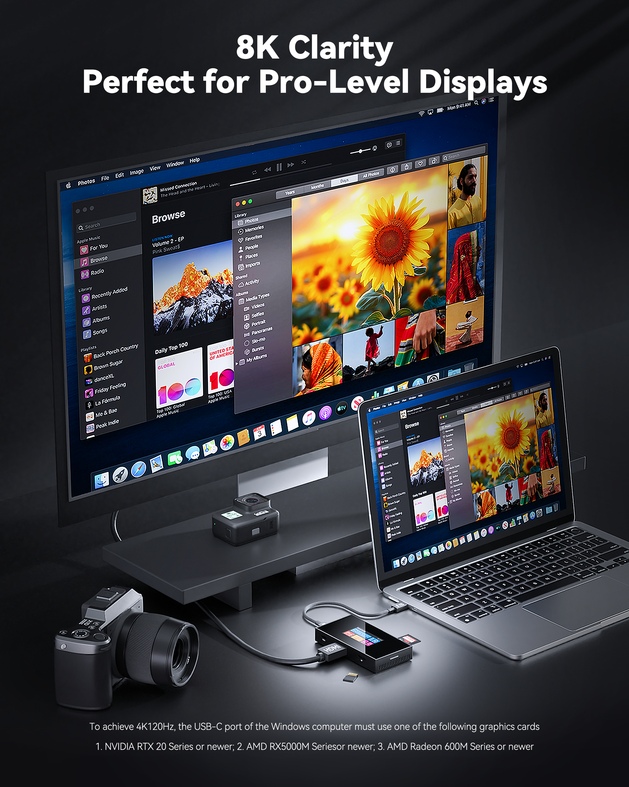 Dockcase Smart USB-C Hub 7-in-1 with M.2 SSD Enclosure