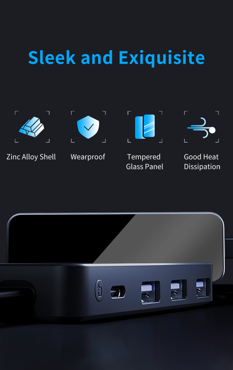 DockCase USB C Visual Smart Hub 4-in-1